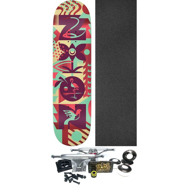 Real Skateboards Zion Wright Canopy Skateboard Deck - 8.5" x 31.85" - Complete Skateboard Bundle